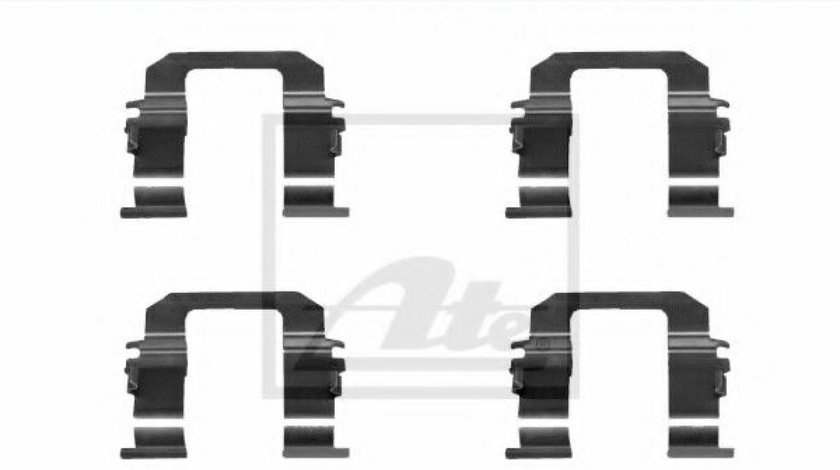 Set accesorii, placute frana OPEL FRONTERA A (5_MWL4) (1992 - 1998) ATE 13.0460-0447.2 piesa NOUA