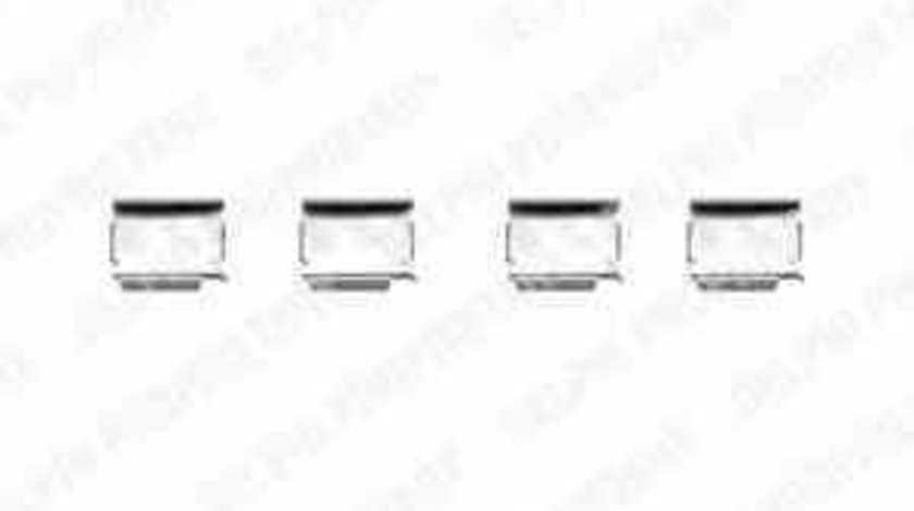 Set accesorii placute frana OPEL MERIVA DELPHI LX0343