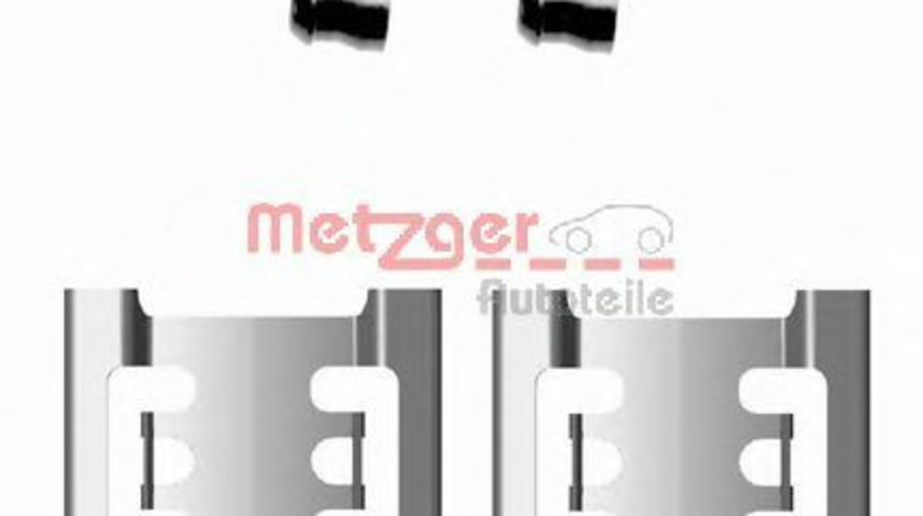 Set accesorii, placute frana OPEL MOVANO caroserie (F9) (1999 - 2010) METZGER 109-1688 piesa NOUA