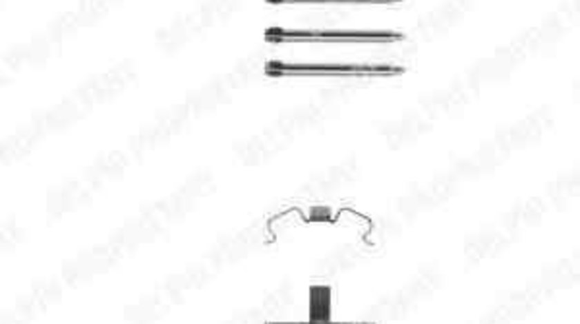 Set accesorii, placute frana OPEL OMEGA B (25_, 26_, 27_) DELPHI LX0263