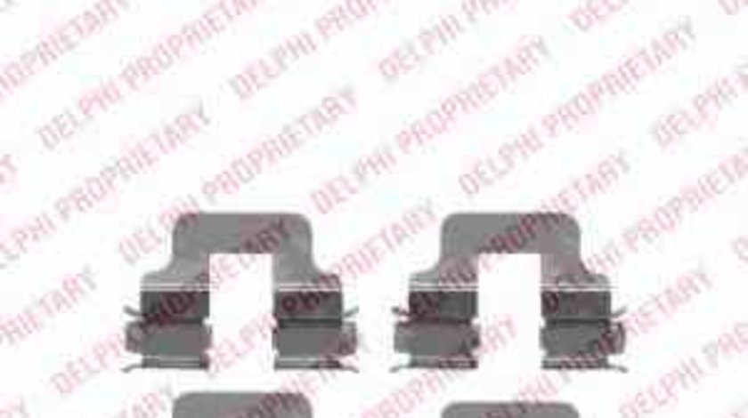 Set accesorii placute frana OPEL ZAFIRA A F75 DELPHI LX0342