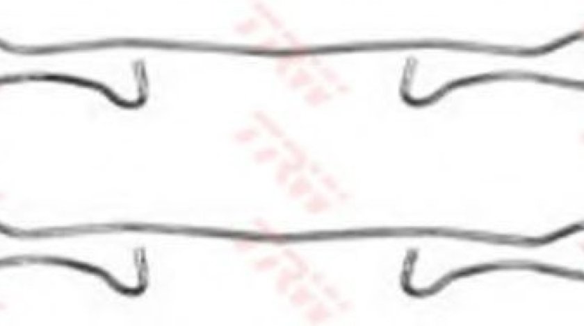 Set accesorii, placute frana OPEL ZAFIRA A (F75) (1999 - 2005) TRW PFK302 piesa NOUA