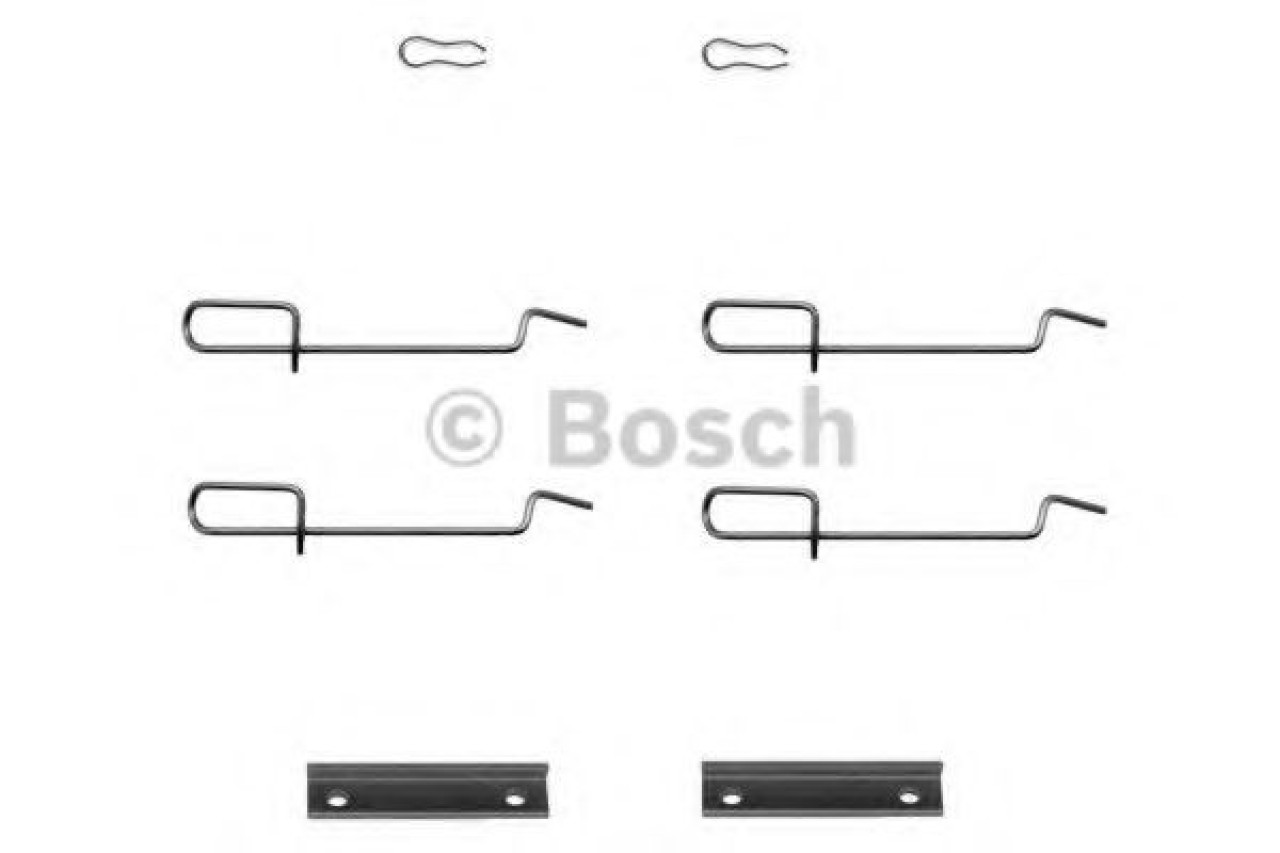 Set accesorii, placute frana PEUGEOT 206 CC (2D) (2000 - 2016) BOSCH 1 987 474 197 piesa NOUA