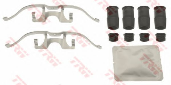 Set accesorii, placute frana PEUGEOT 308 SW (2007 - 2016) TRW PFK681 piesa NOUA