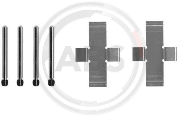 Set accesorii, placute frana punte fata (0904Q ABS) ALFA ROMEO
