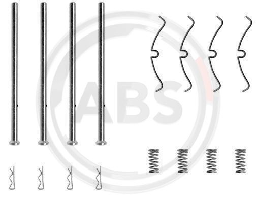 Set accesorii, placute frana punte fata (0920Q ABS) LADA