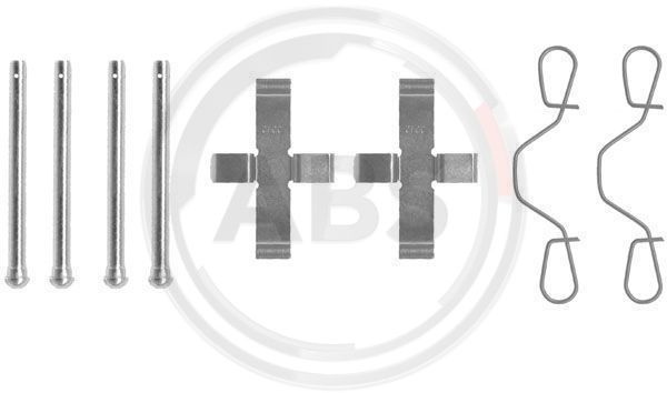 Set accesorii, placute frana punte fata (0923Q ABS) AUDI,VW