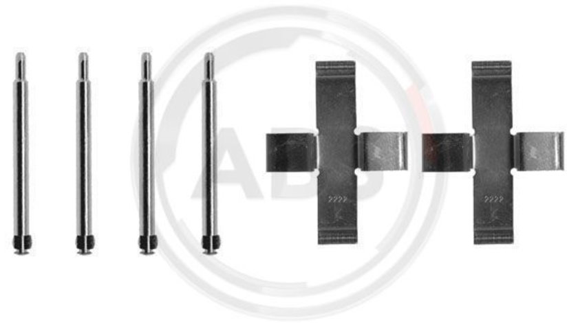 Set accesorii, placute frana punte fata (0925Q ABS) VW