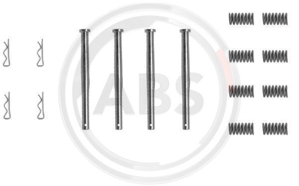 Set accesorii, placute frana punte fata (0970Q ABS) CHEVROLET,LADA