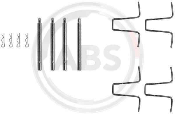 Set accesorii, placute frana punte fata (0976Q ABS) MERCEDES-BENZ