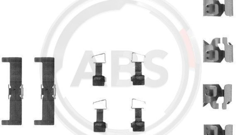 Set accesorii, placute frana punte fata (1034Q ABS) TOYOTA