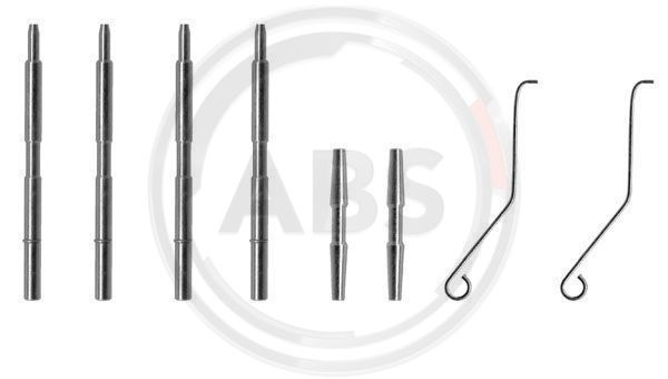 Set accesorii, placute frana punte fata (1044Q ABS) IVECO,RENAULT TRUCKS