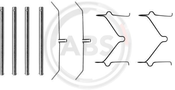 Set accesorii, placute frana punte fata (1050Q ABS) TOYOTA