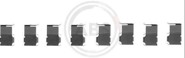 Set accesorii, placute frana punte fata (1063Q ABS) FORD,MAZDA,MITSUBISHI