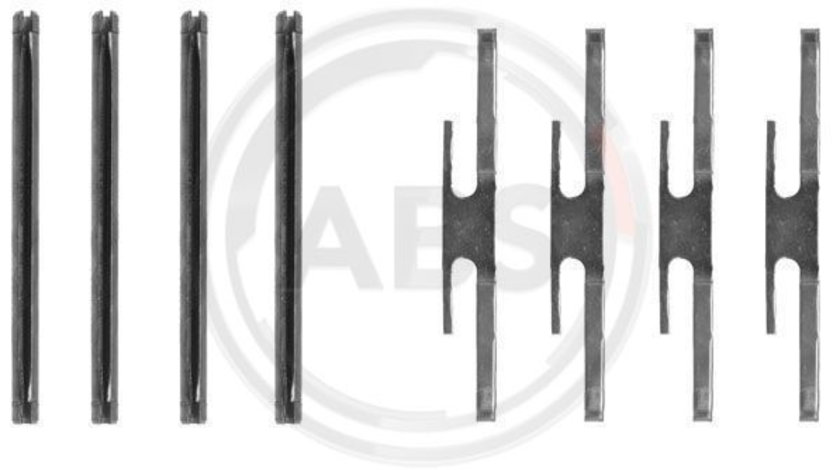 Set accesorii, placute frana punte fata (1072Q ABS) NISSAN,OPEL,VAUXHALL