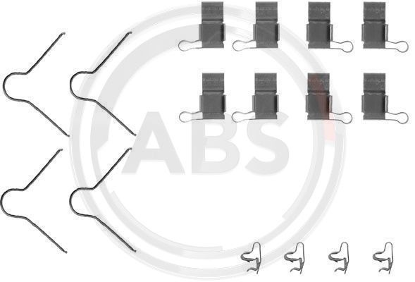 Set accesorii, placute frana punte fata (1089Q ABS) TOYOTA,VW