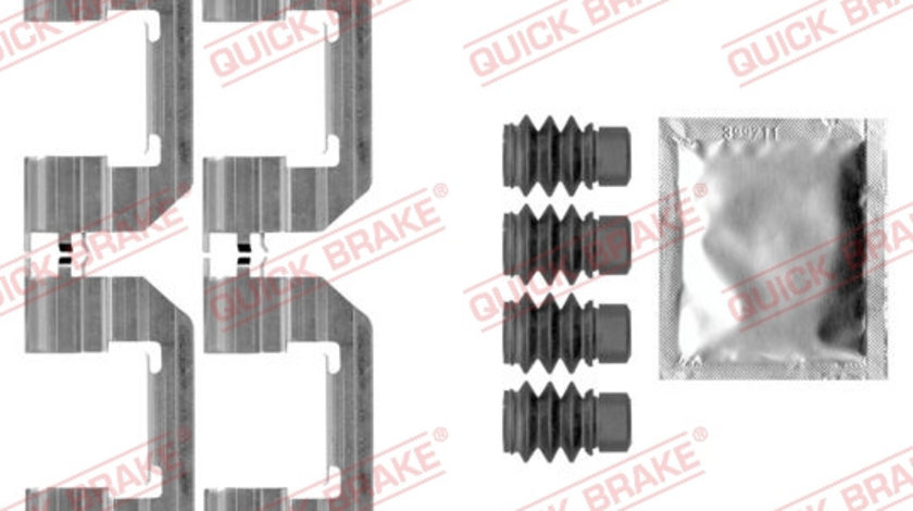 Set accesorii, placute frana punte fata (1090011 QBK) FIAT,JEEP