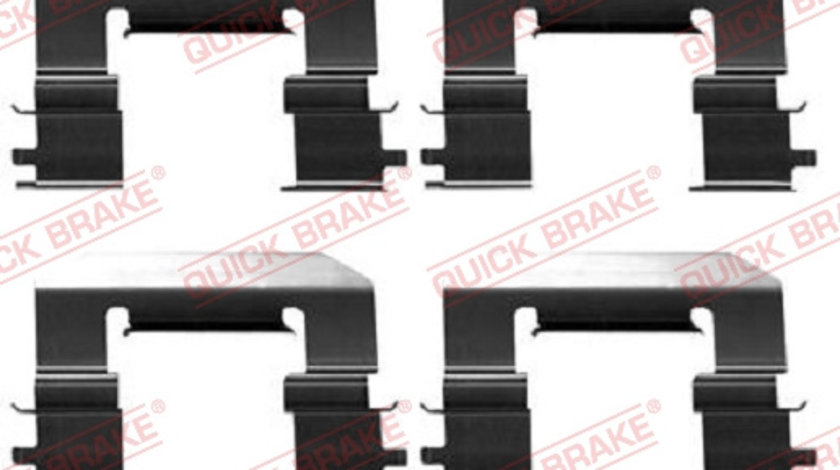 Set accesorii, placute frana punte fata (1090023 QBK) Citroen,HYUNDAI,KIA