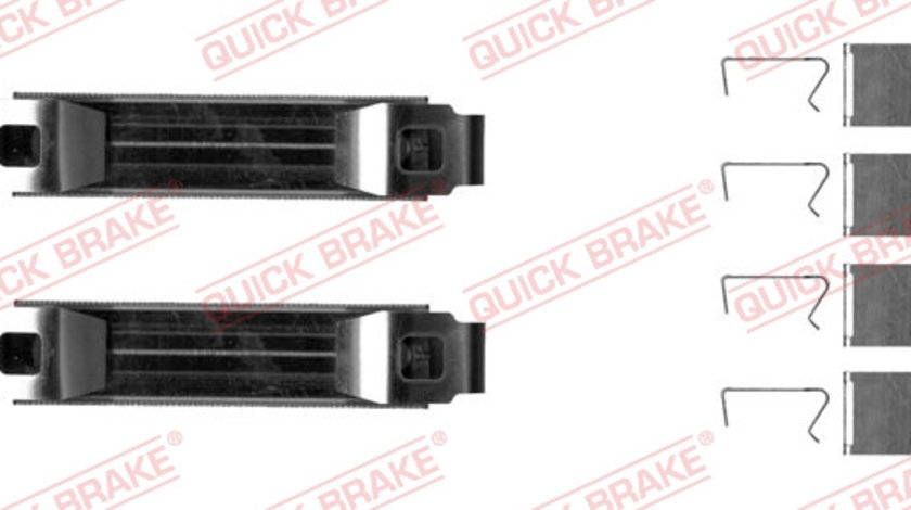 Set accesorii, placute frana punte fata (1090029 QBK) AUDI,SKODA