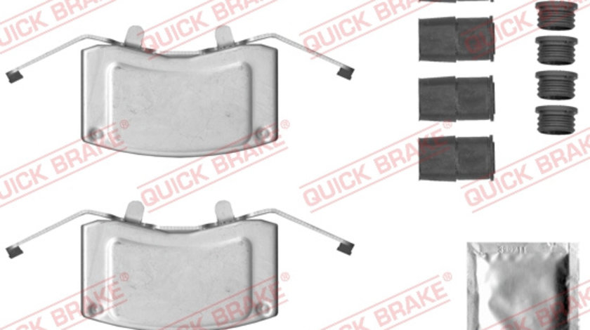 Set accesorii, placute frana punte fata (1090051 QBK) VW