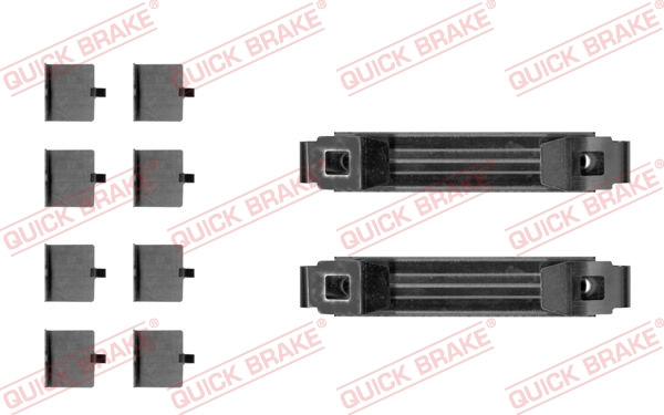 Set accesorii, placute frana punte fata (1090056 QBK) BMW
