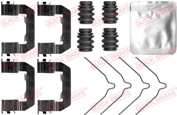 Set accesorii, placute frana punte fata (1090103 QBK) HYUNDAI