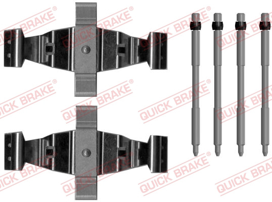Set accesorii, placute frana punte fata (1090108 QBK) MERCEDES-BENZ