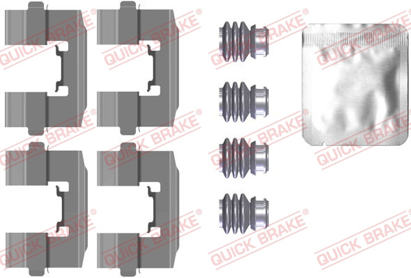 Set accesorii, placute frana punte fata (1090115 QBK) FORD,HYUNDAI