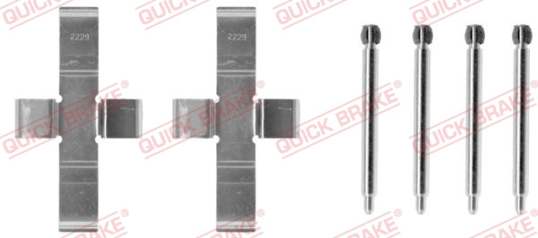 Set accesorii, placute frana punte fata (1091004 QBK) MERCEDES-BENZ