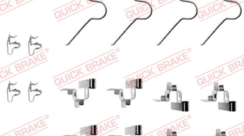 Set accesorii, placute frana punte fata (1091030 QBK) TOYOTA