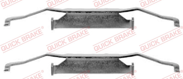 Set accesorii, placute frana punte fata (1091054 QBK) BMW