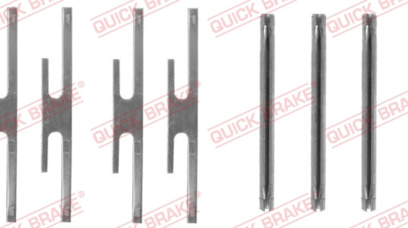 Set accesorii, placute frana punte fata (1091065 QBK) OPEL,VAUXHALL