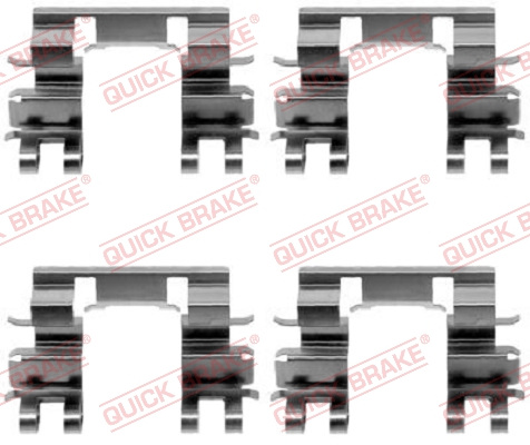 Set accesorii, placute frana punte fata (1091087 QBK) HONDA