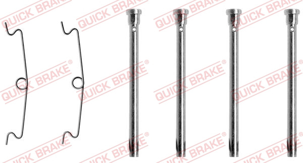 Set accesorii, placute frana punte fata (1091113 QBK) Citroen,PEUGEOT