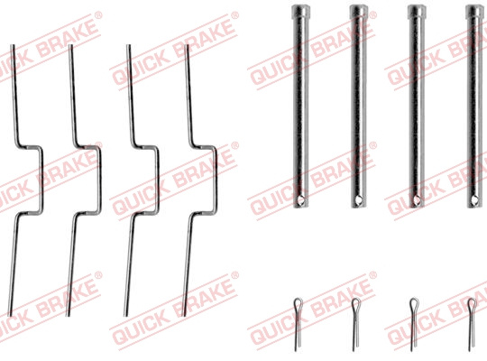 Set accesorii, placute frana punte fata (1091176 QBK) LAND ROVER