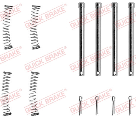 Set accesorii, placute frana punte fata (1091177 QBK) LAND ROVER