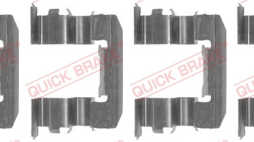 Set accesorii, placute frana punte fata (1091184 QBK) HYUNDAI,KIA,NISSAN,SSANGYONG