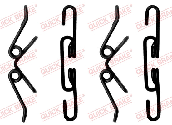 Set accesorii, placute frana punte fata (1091220 QBK) MERCEDES-BENZ,VW