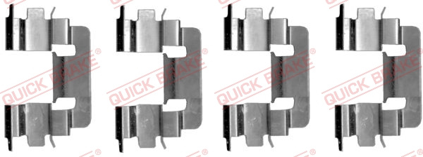Set accesorii, placute frana punte fata (1091229 QBK) HONDA,TOYOTA