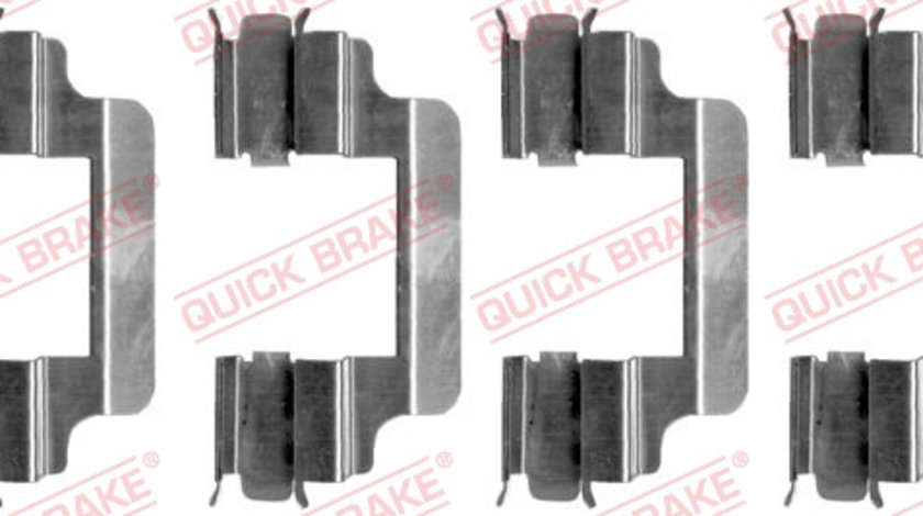 Set accesorii, placute frana punte fata (1091231 QBK) AUDI,BENTLEY,Citroen,FIAT,LANCIA,MERCEDES-BENZ,PEUGEOT