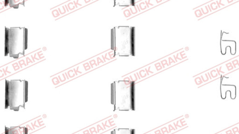 Set accesorii, placute frana punte fata (1091246 QBK) CHEVROLET,CHRYSLER,DODGE,FIAT,JEEP,LANCIA,OPEL,VAUXHALL