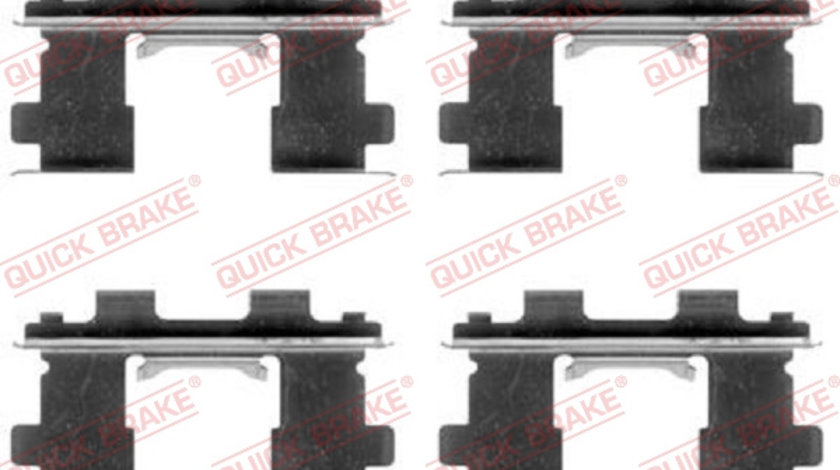 Set accesorii, placute frana punte fata (1091253 QBK) NISSAN,SUZUKI