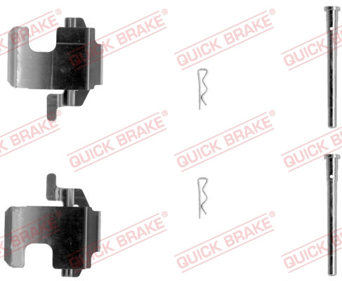 Set accesorii, placute frana punte fata (1091273 QBK) FIAT,FORD,LANCIA