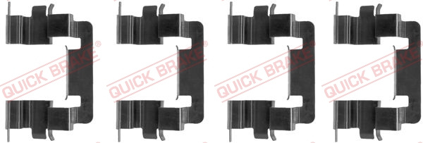 Set accesorii, placute frana punte fata (1091278 QBK) HONDA,NISSAN