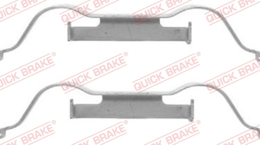 Set accesorii, placute frana punte fata (1091288 QBK) Citroen,FORD,PEUGEOT,SEAT,VW