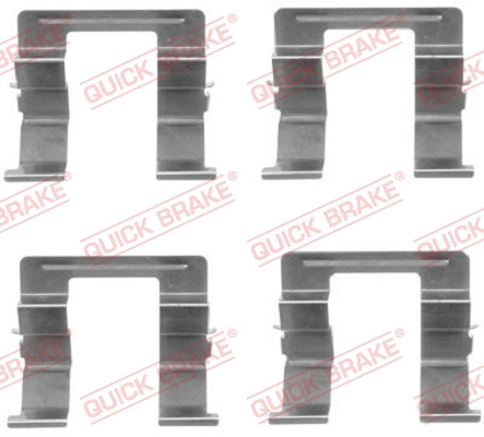 Set accesorii, placute frana punte fata (1091605 QBK) MAZDA