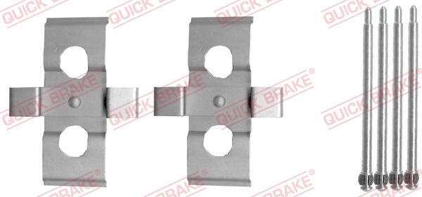 Set accesorii, placute frana punte fata (1091635 QBK) MERCEDES-BENZ