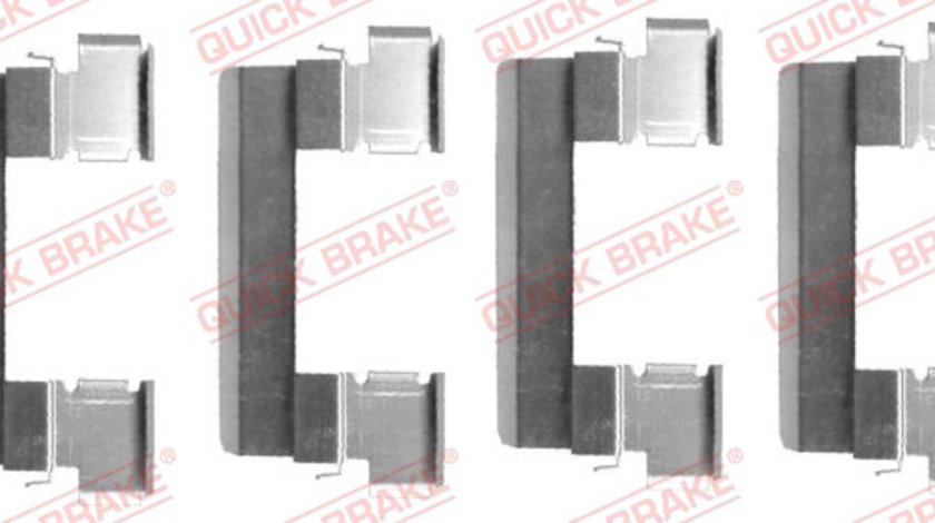 Set accesorii, placute frana punte fata (1091655 QBK) CADILLAC,CHEVROLET,OPEL,PONTIAC,VAUXHALL