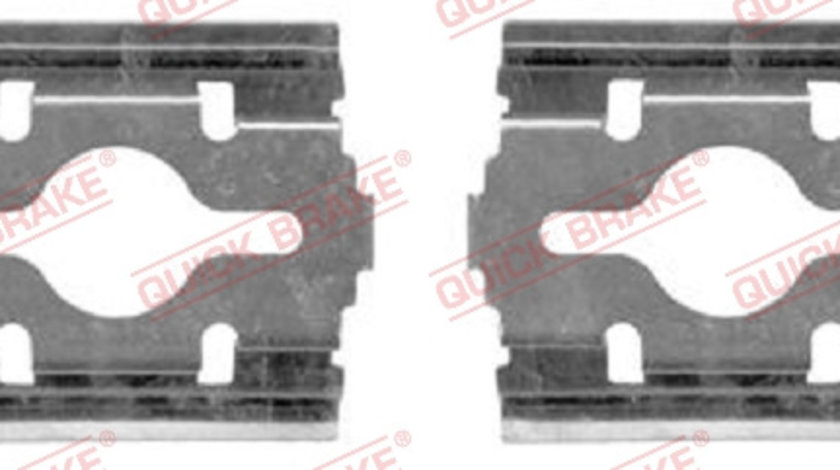 Set accesorii, placute frana punte fata (1091657 QBK) Citroen,FIAT,IVECO,NISSAN,PEUGEOT,RENAULT,RENAULT TRUCKS