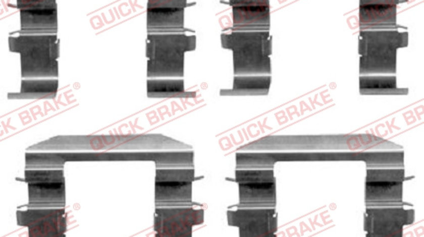 Set accesorii, placute frana punte fata (1091664 QBK) HYUNDAI,KIA,VOLVO